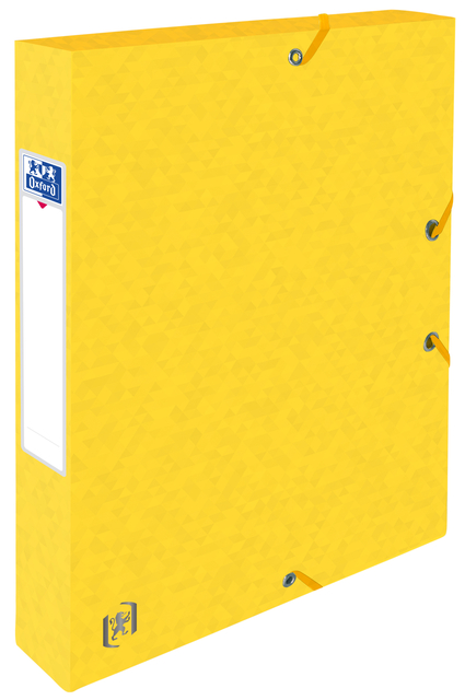 Elastobox Oxford Top File+ A4 40mm geel afbeelding