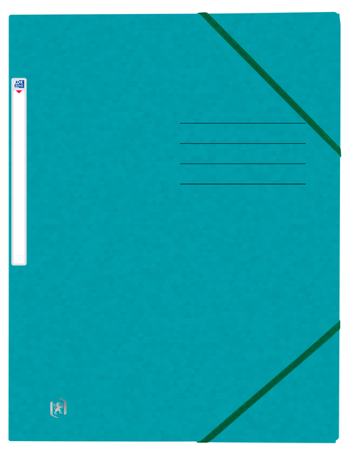 Elastomap Oxford Top File+ A4 aqua afbeelding