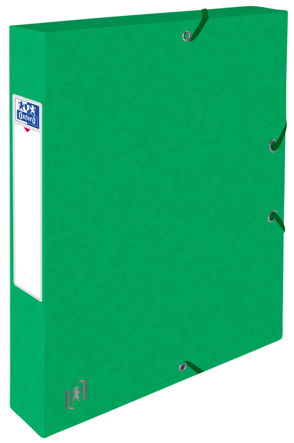 Elastobox Oxford Top File+ A4 40mm groen afbeelding