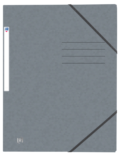Elastomap Oxford Top File+ A4 grijs afbeelding