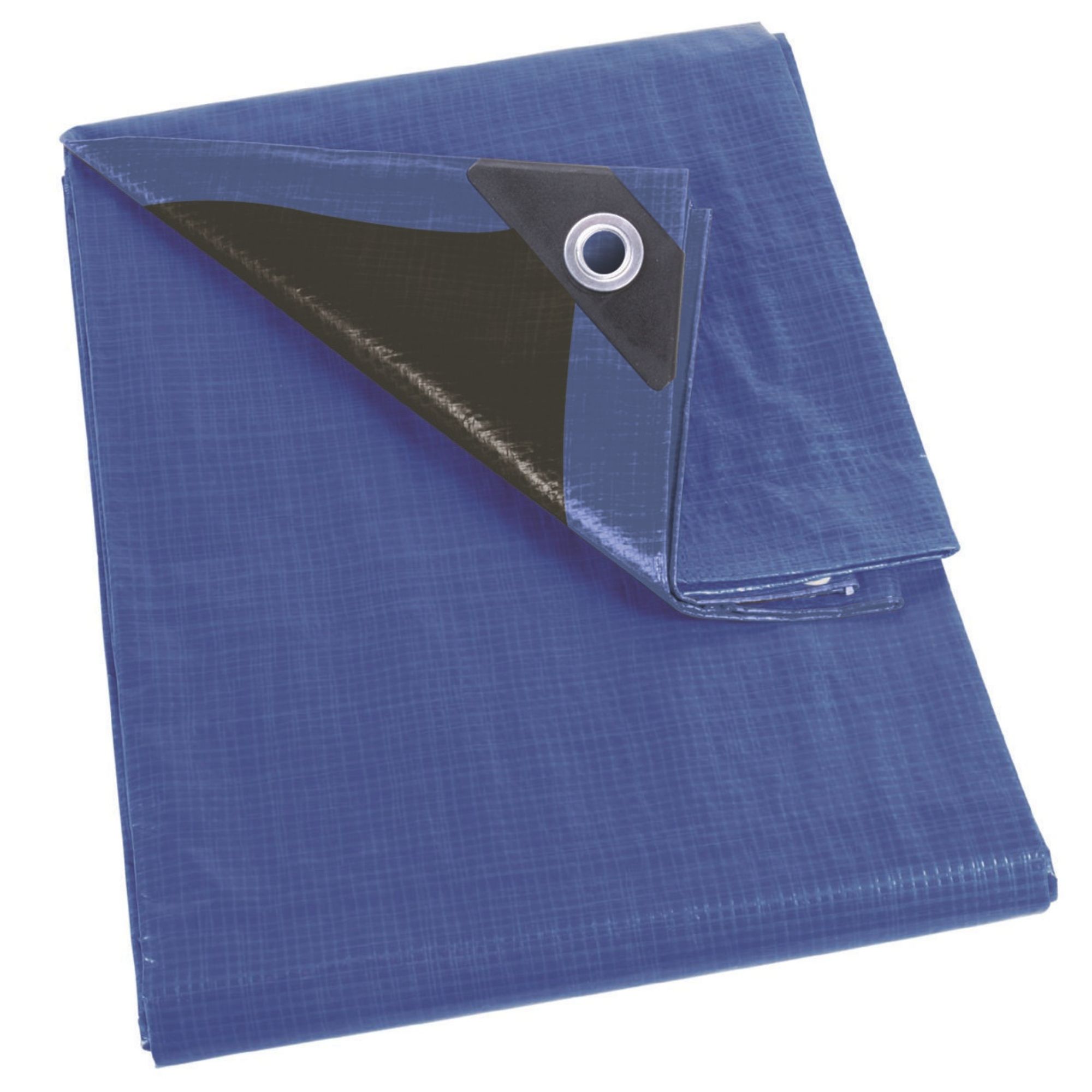 Dekzeil - Blauw/Zwart - Zeer Sterk - 5 x 5 m afbeelding