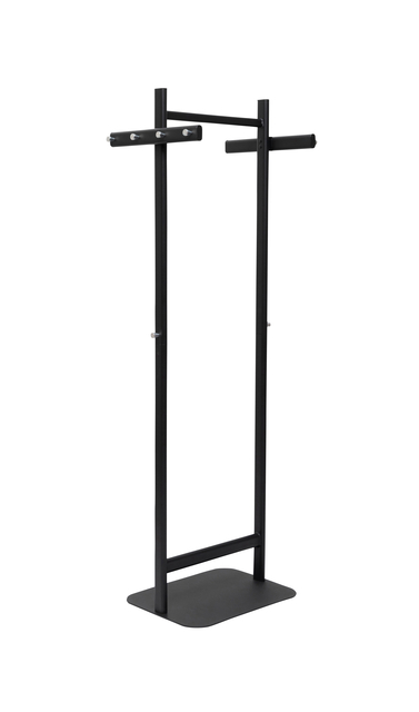 Garderoberek MAUL Salsa staand 172x52x40cm 40kg, 8 haken zwart RAL9004 — Foto 2 van 2