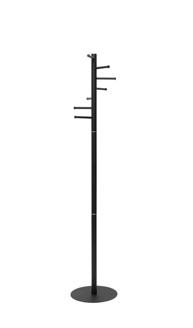 Kapstok MAUL Caurus staand 177cm 7 haken zwart RAL9004 afbeelding