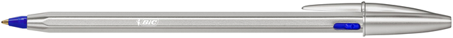 Balpen Bic Cristal Re-new medium zilver + 2 vullingen blauw — Foto 2 van 2