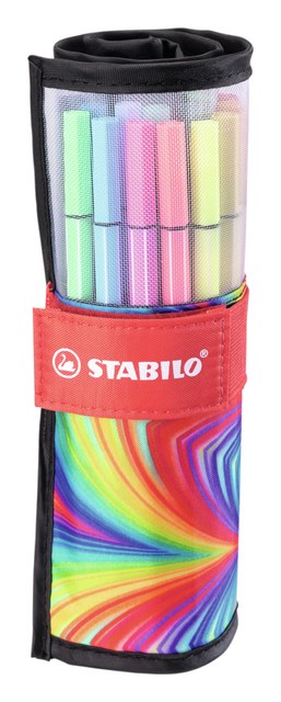 Viltstift STABILO Pen 68/25 Arty roletui medium assorti set à 25 stuks afbeelding