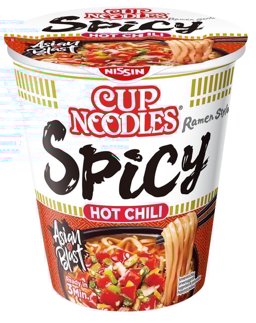 Noodles Nissin hot chili spicy cup afbeelding