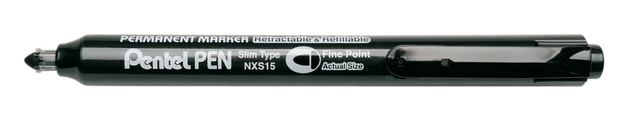 Viltstift Pentel NXS15 1mm zwart afbeelding