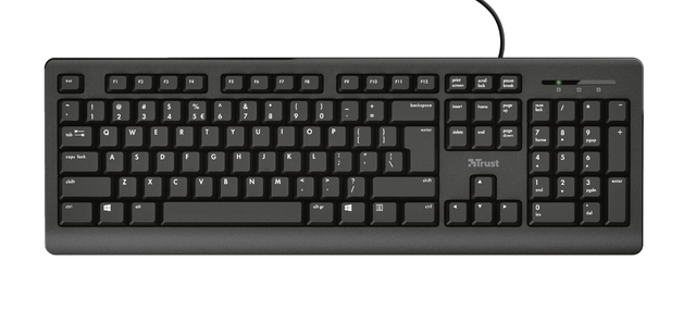 Toetsenbord Trust Primo zwart afbeelding