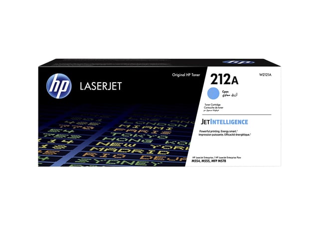Tonercartridge HP W2121A 212A blauw afbeelding
