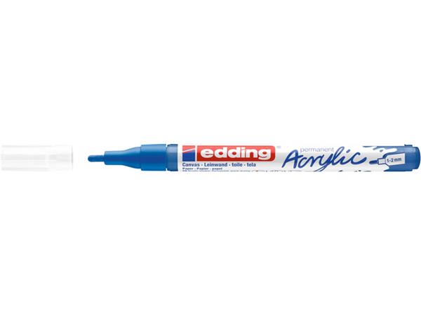 Acrylmarker edding e-5300 fijn gentiaanblauw afbeelding