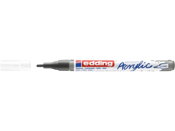 Acrylmarker edding e-5300 fijn antraciet afbeelding