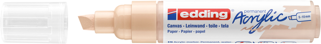 Acrylmarker edding e-5000 breed warm beige afbeelding
