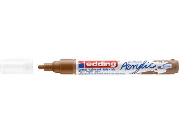 Acrylmarker edding e-5100 medium hazelnoot afbeelding