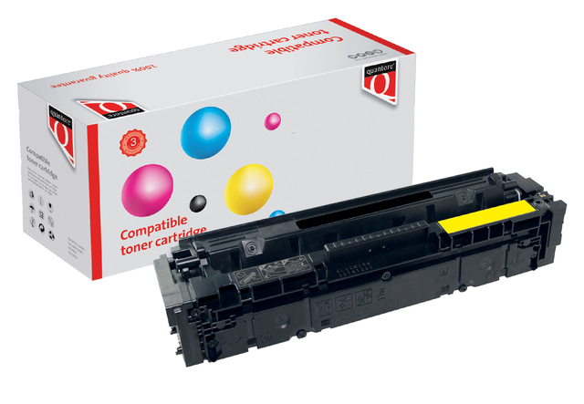 Tonercartridge Quantore alternatief tbv Canon 054 geel afbeelding