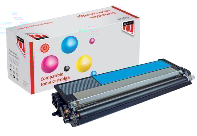 Toner Quantore alternatief tbv Brother TN-320C Blauw afbeelding