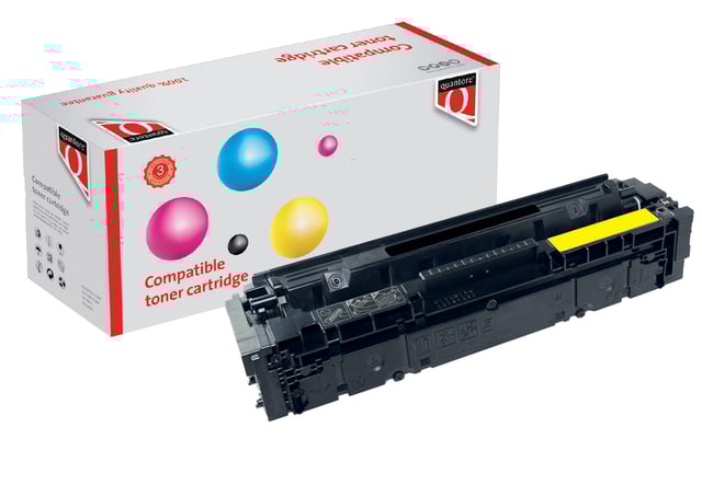 Tonercartridge Quantore alternatief tbv Canon 054H geel afbeelding
