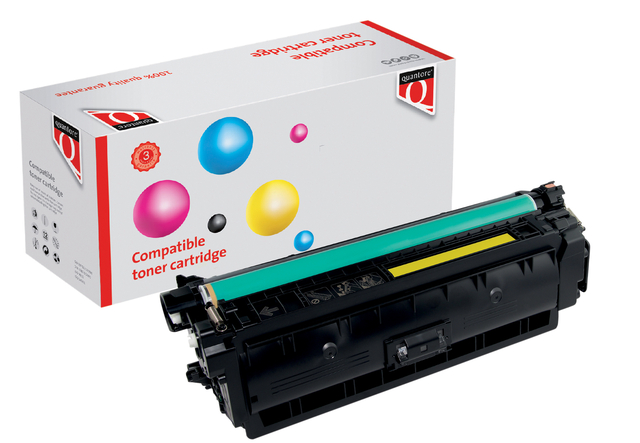 Tonercartridge Quantore alternatief tbv Canon 040H geel afbeelding