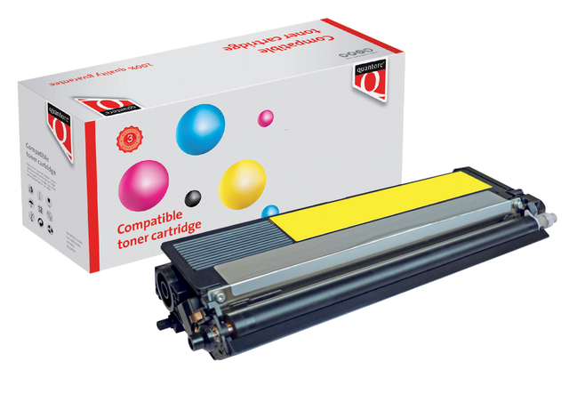 Toner Quantore alternatief tbv Brother TN-329Y geel afbeelding