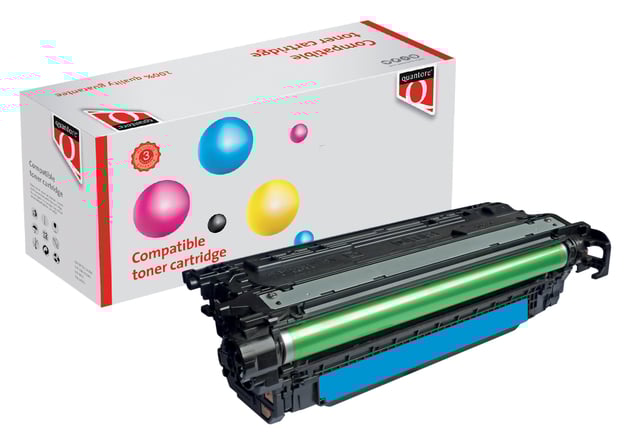 Tonercartridge Quantore alternatief tbv HP 655A CF451A blauw afbeelding