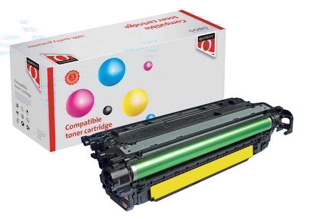 Tonercartridge Quantore alternatief tbv HP 655A CF452A geel afbeelding