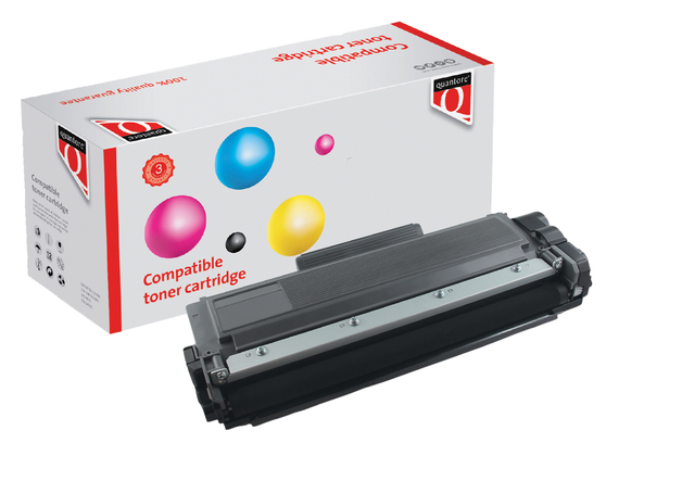 Tonercartridge Quantore alternatief tbv Brother TN-2410 zwart afbeelding