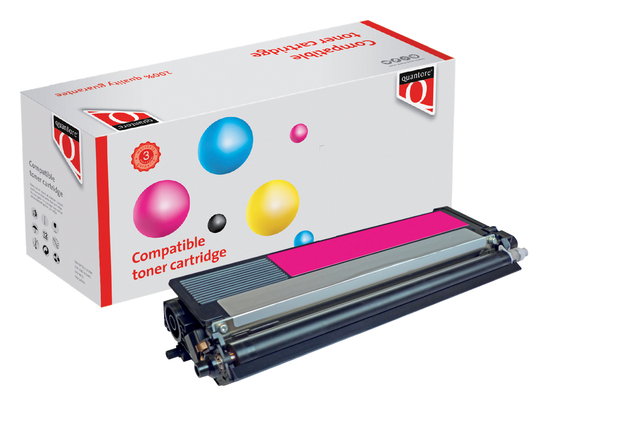 Toner Quantore alternatief tbv Brother TN-320M Rood afbeelding