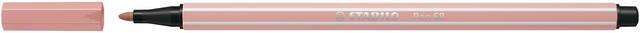 STABILO Pen 68 Brush - Premium Brush Viltstift - Blush Roze - per stuk