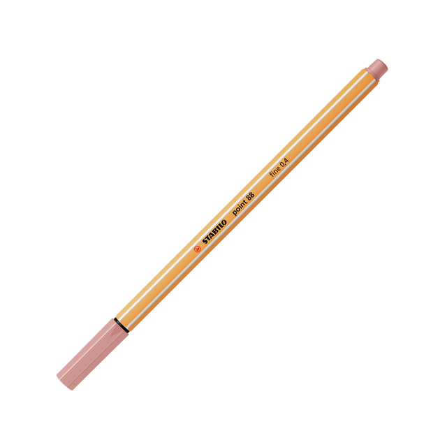 Fineliner STABILO point 88/28 fijn donkerblush afbeelding