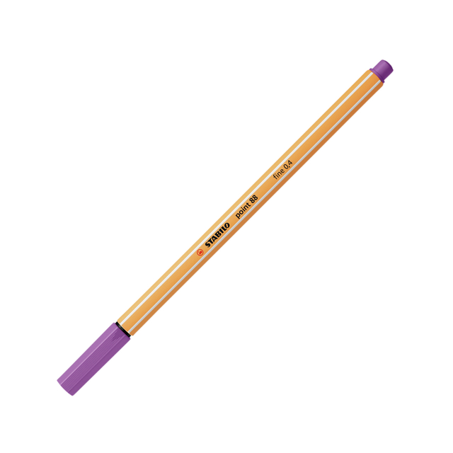 Fineliner STABILO point 88/60 fijn vergrijsd violet afbeelding