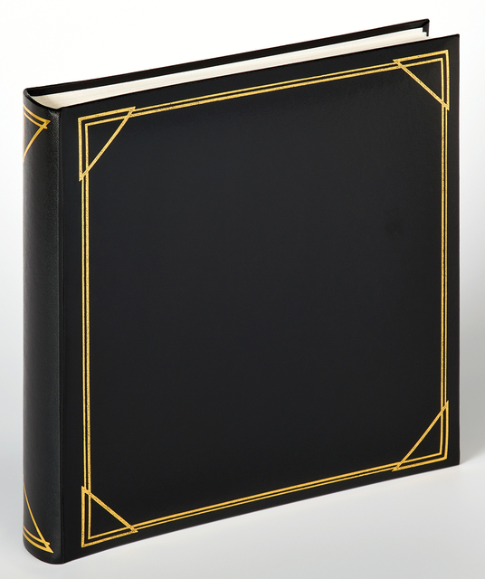 Fotoalbum walther design standaard 30x30cm 100vel zwart afbeelding