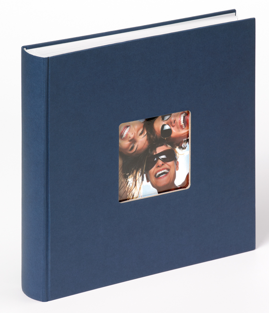 Fotoalbum walther design Fun 30x30cm 100vel blauw afbeelding