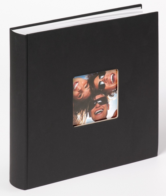 Fotoalbum walther design Fun 30x30cm 100vel zwart afbeelding