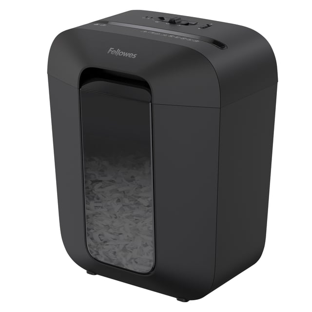 Papiervernietiger Fellowes Powershred LX45 snippers 4x37mm zwart afbeelding