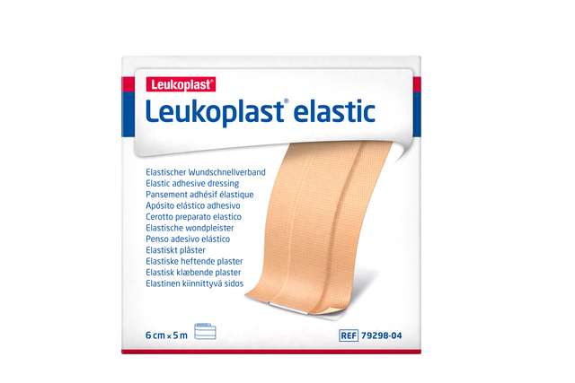 Wondpleister Leukoplast elastisch 5mx6cm afbeelding