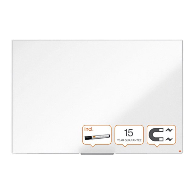 Whiteboard Nobo Impression Pro 120x180cm staal afbeelding