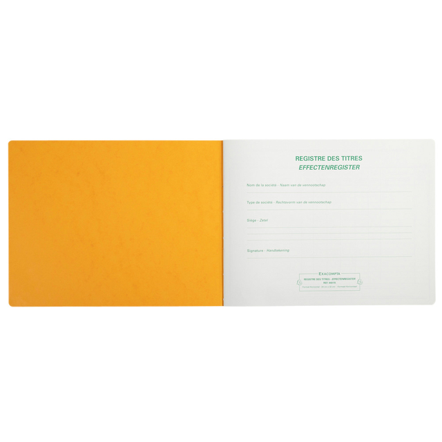 Effectenregister Exacompta BV SLR 240x320 80vel assorti — Foto 2 van 2