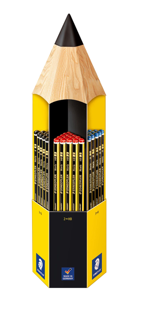 Potlood Staedtler Noris display 90 stuks assorti afbeelding