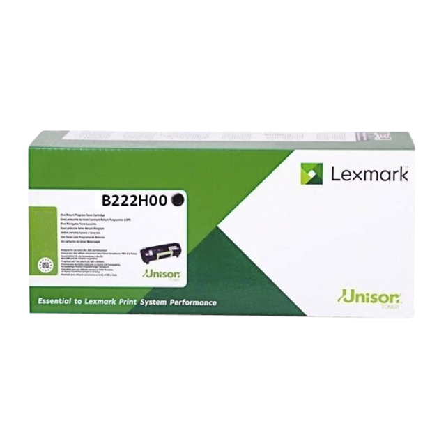 Tonercartridge Lexmark B222H00 zwart afbeelding