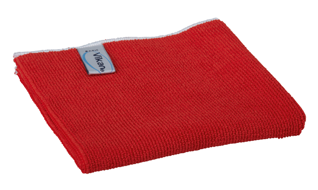 Microvezeldoek Vikan Basic 32x32cm rood afbeelding