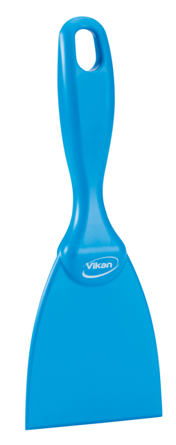 Handschraper Vikan recht 75x210mm blauw afbeelding