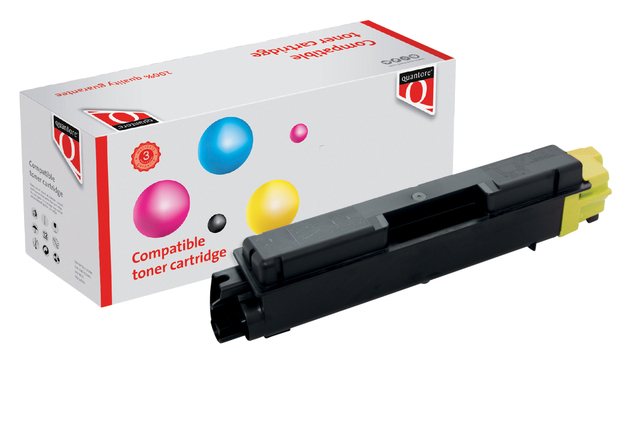 Toner Quantore alternatief tbv Kyocera TK-5160Y geel afbeelding