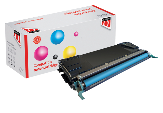 Tonercartridge Quantore alternatief tbv Lexmark C748H1CG blauw afbeelding