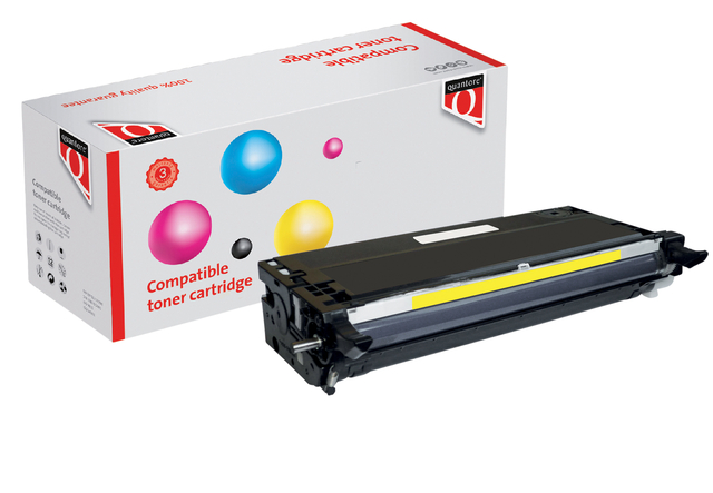 Tonercartridge Quantore alternatief tbv Dell 593-10221 geel afbeelding