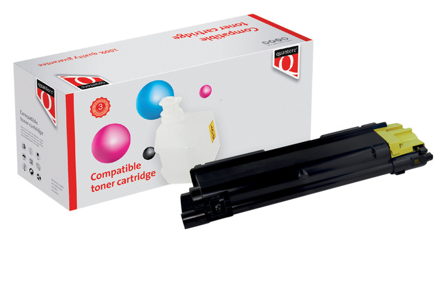 Toner Quantore alternatief tbv Kyocera TK-5135Y geel afbeelding