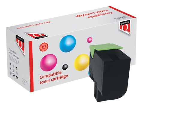 Tonercartridge Quantore alternatief tbv Lexmark 80C2HK0 zwart afbeelding