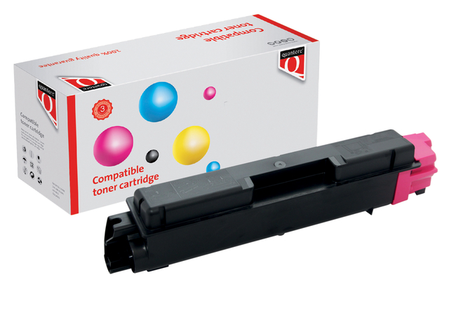 Toner Quantore alternatief tbv Kyocera TK-5280M rood afbeelding