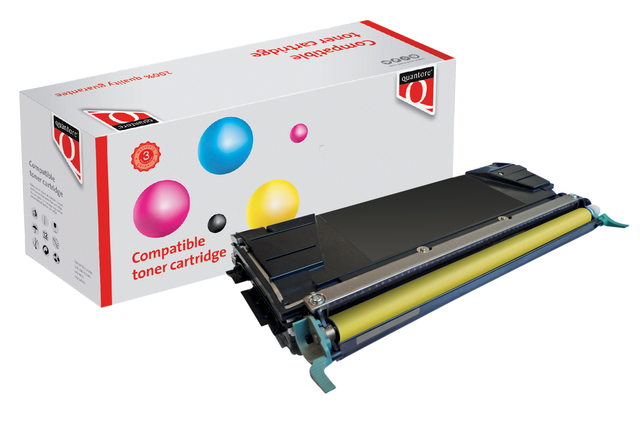 Tonercartridge Quantore alternatief tbv Lexmark C748H1YG geel afbeelding