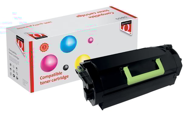 Tonercartridge Quantore alternatief tbv Lexmark 52D2X00 zwart afbeelding