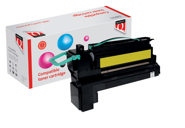 Tonercartridge Quantore alternatief tbv Lexmark C792X2YG geel afbeelding