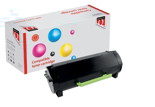 Tonercartridge Quantore alternatief tbv Lexmark 24B6213 zwart afbeelding